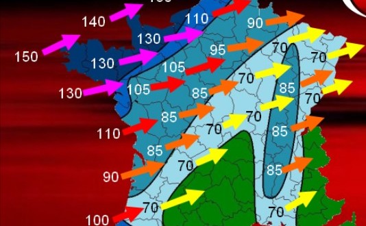 La tempête (la plus violente de l’hiver ?) va frapper la Bretagne