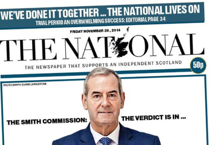 Lancement réussi pour le nouveau quotidien indépendantiste écossais