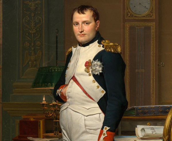 Napoléon dans son bureau des Tuileries, par Jacques-Louis David, 1812