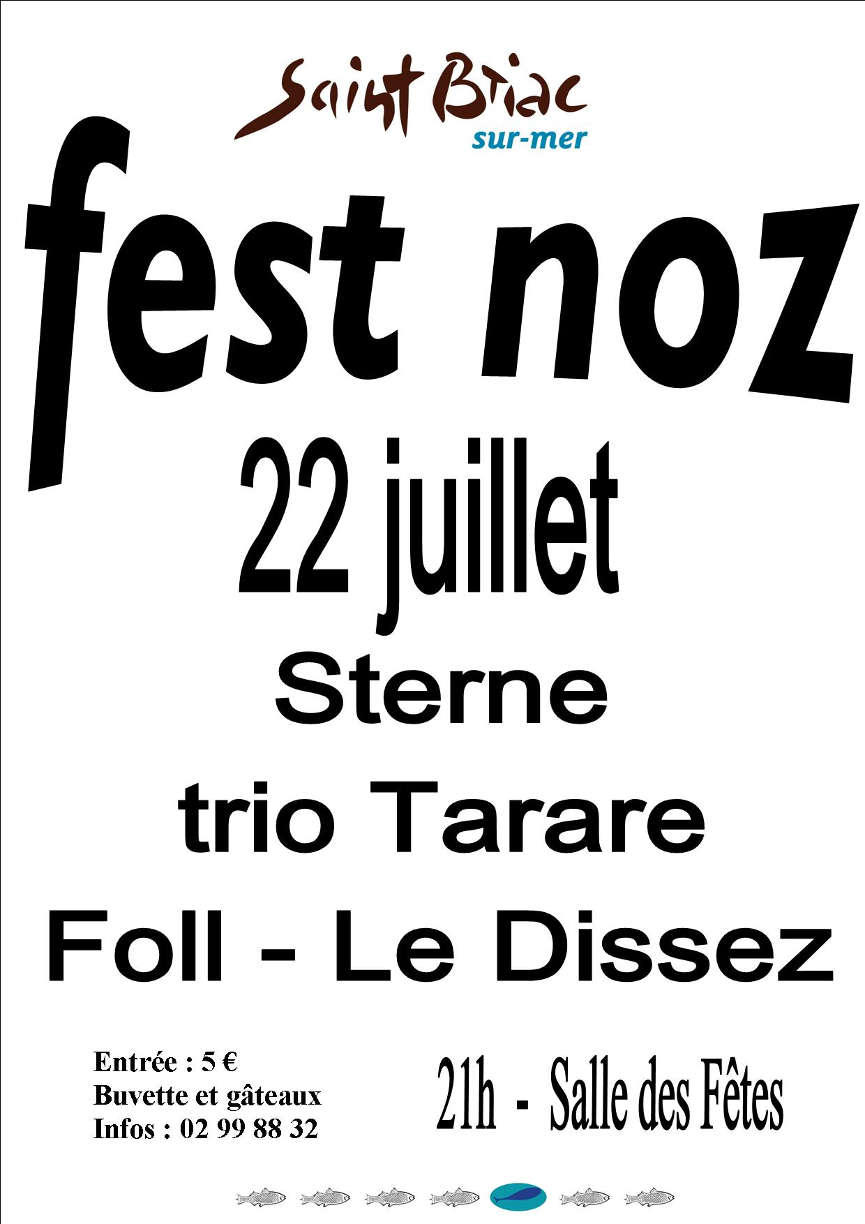 affiche fest-noz été juillet