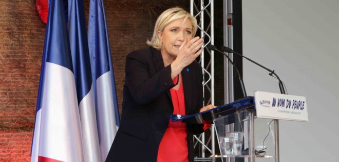 Marine Le Pen La Trinité Porhoet
