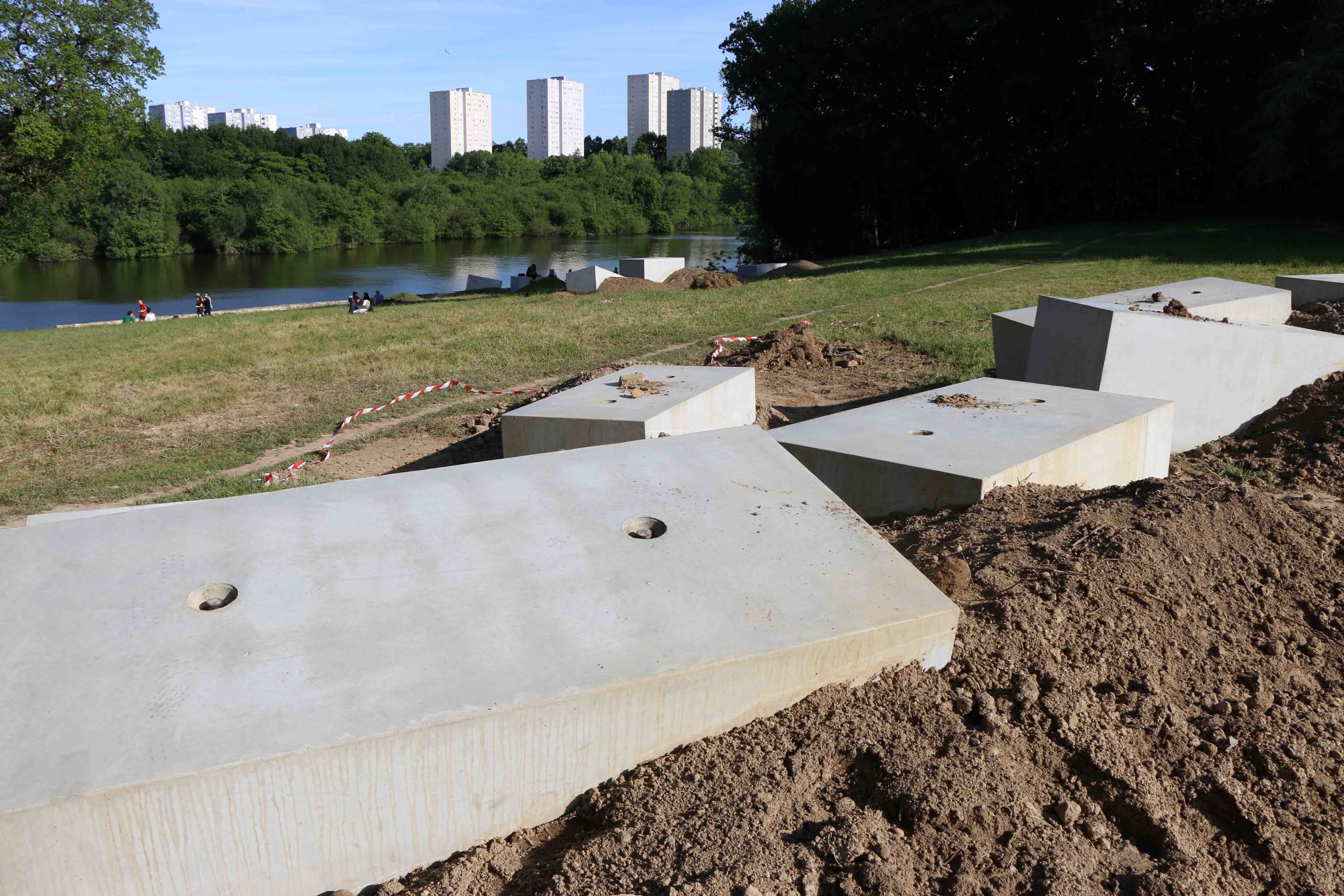 Blocs béton Erdre Nantes