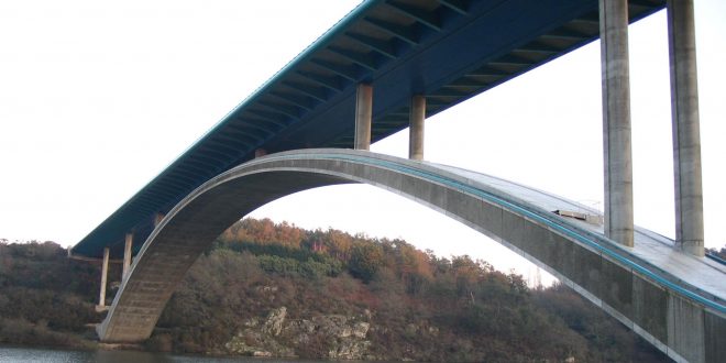 Pont du Morbihan Chute voiture