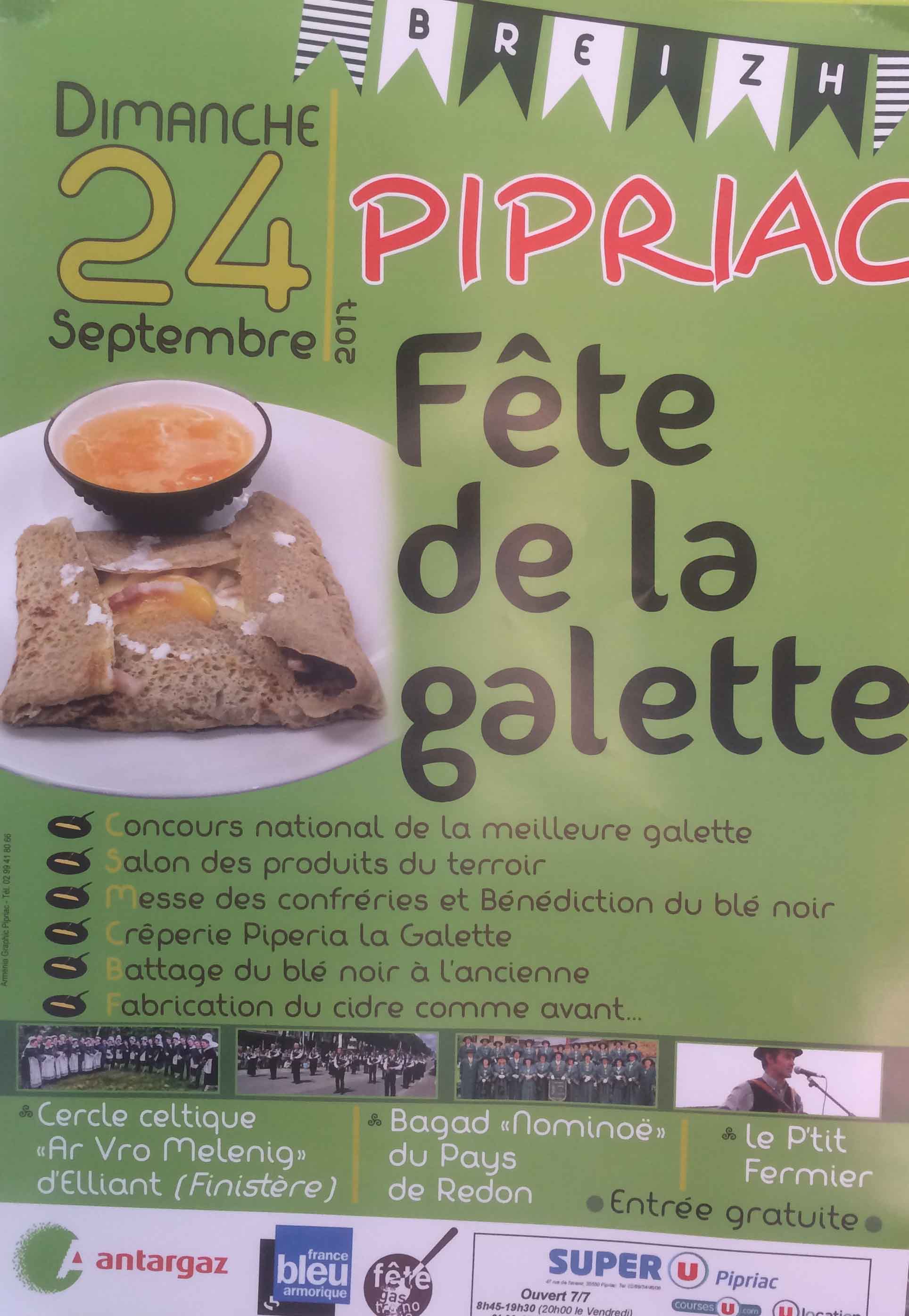 Pipriac Fête de la galette