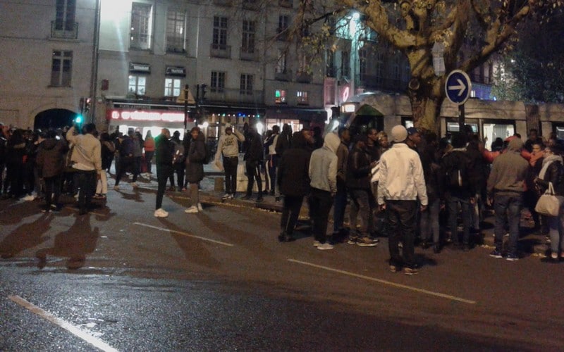 Résultat de recherche d'images pour "nantes manif esclavage"