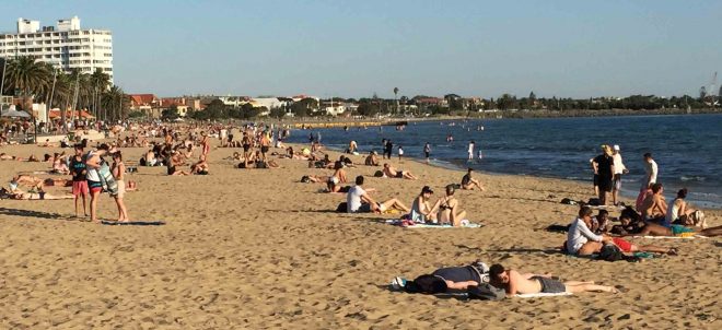 Plage Melbourne Australie