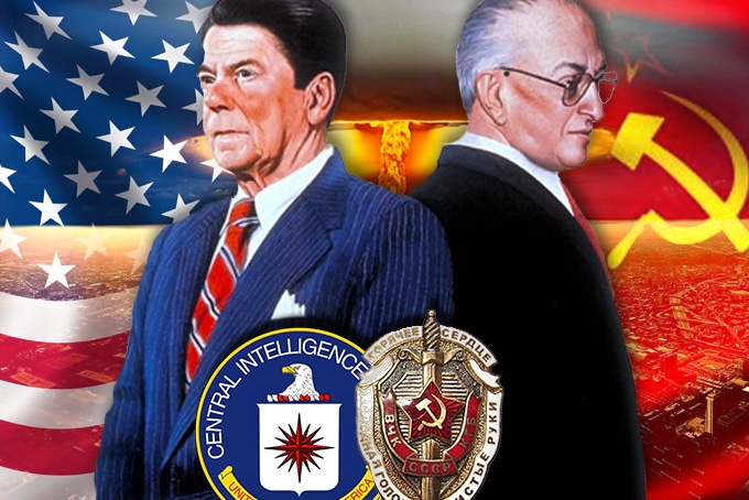 Résultat de recherche d'images pour "Reagan et Andropov"