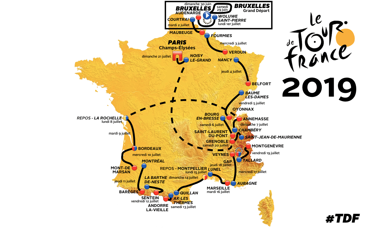 Tour de France 2019 : demandez le programme