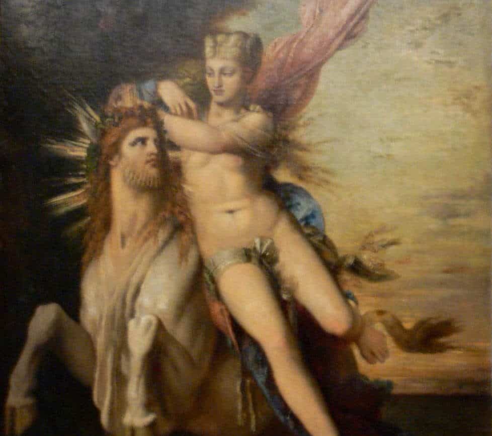 L'enlèvement d'Europe par Zeus, Gustave Moreau.