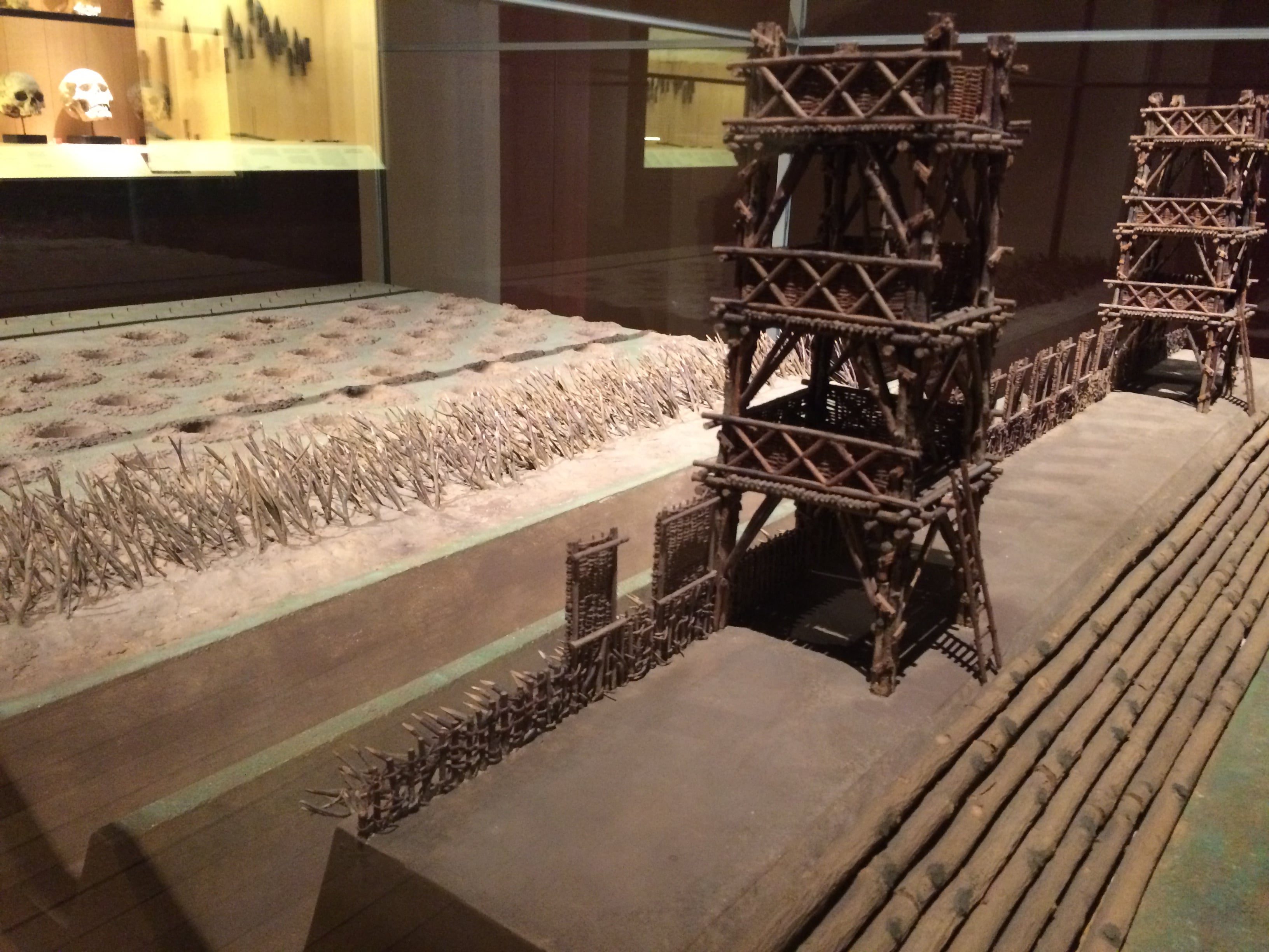 Maquette du siège Alésia - musée archéologie nationale - Saint-Germain-en-Laye