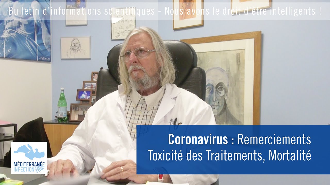 Le Pr Raoult dédramatise la situation du Covid19 : Selon lui à ce stade, son taux de mortalité serait similaire aux infections virales respiratoires habituelles