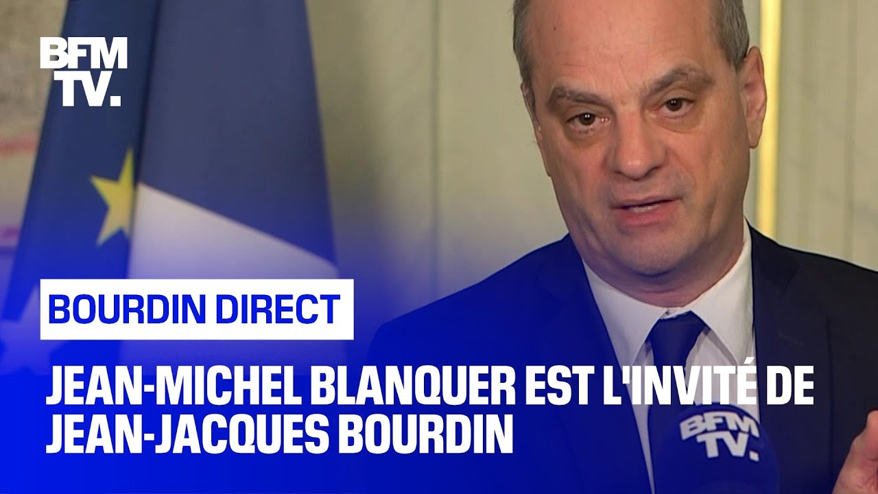 Qui Est L Invité De Bourdin Ce Matin Le ministre de l'Éducation nationale, Jean-Michel Blanquer, était l