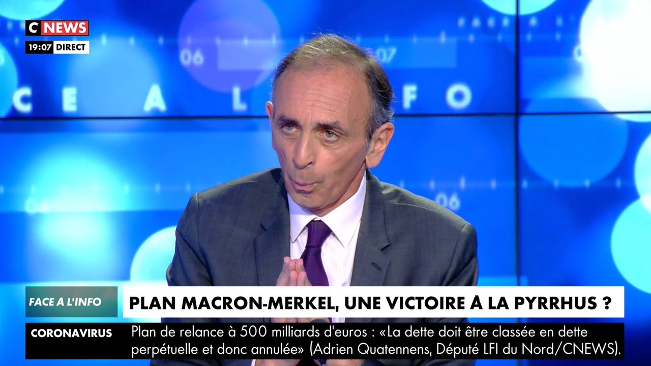 Éric Zemmour: « L'accord Macron-Merkel est une grande mise en scène. »