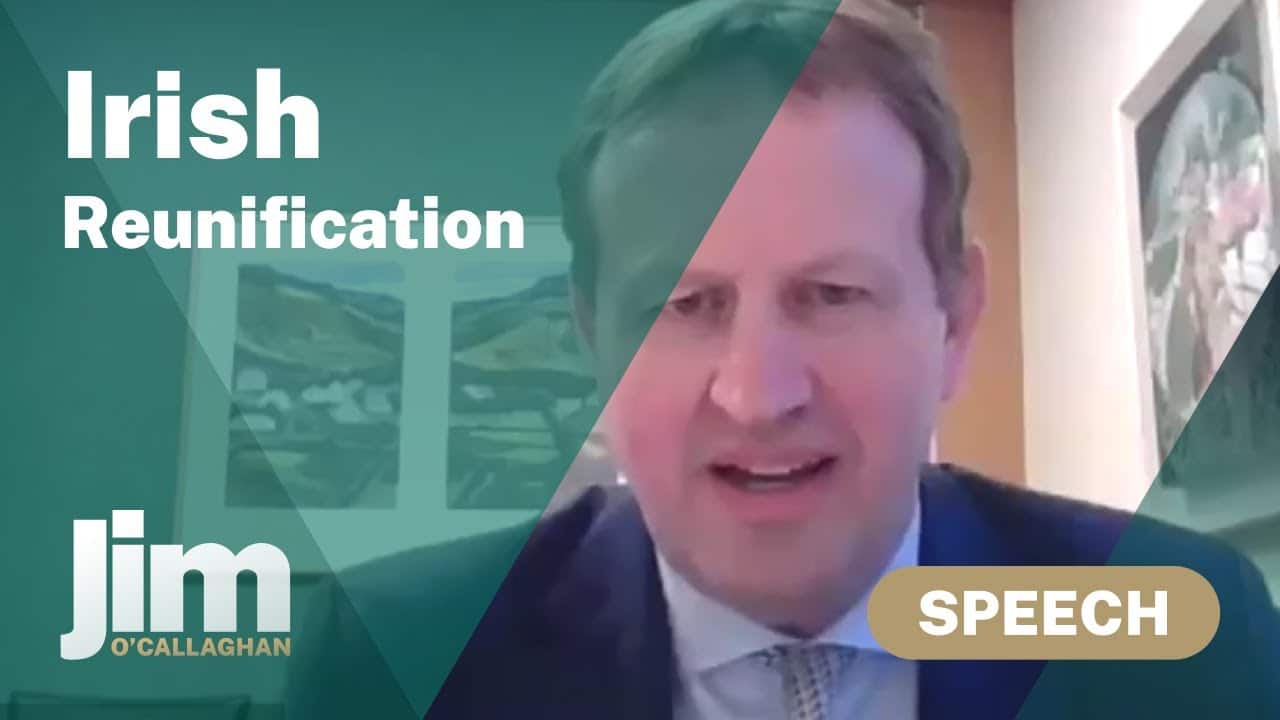 Jim O’Callaghan (député de Dublin) : « Le vote sur la réunification de l’Irlande ne devra pas être aussi chaotique que celui sur le Brexit »