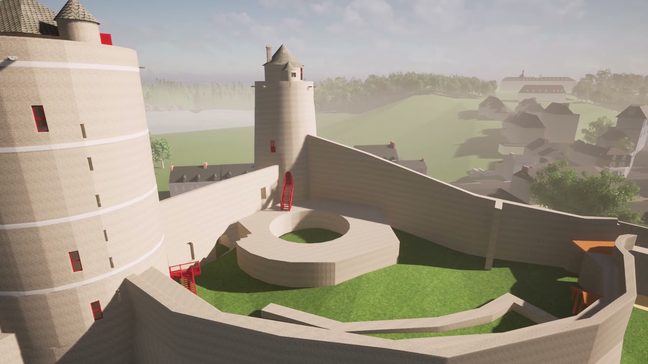 Une visite virtuelle du château de Fougères en 3D