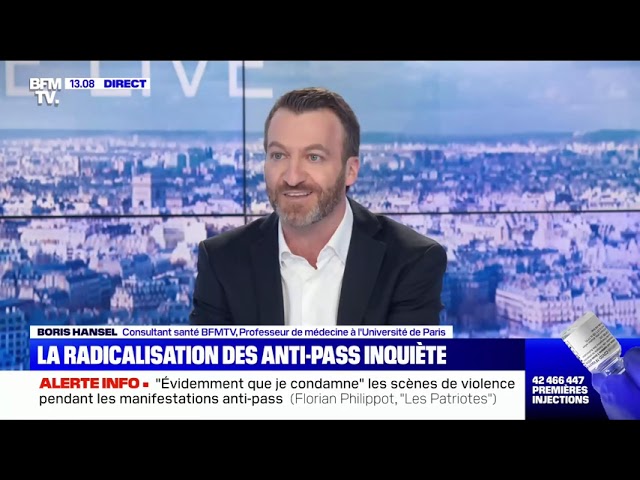 Florian Philippot réagit à la manif anti-Pass Sanitaire sur BFMTV