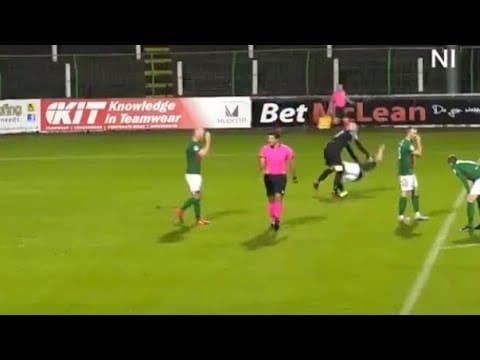 Irlande du Nord. Le gardien de but de Glentoran exclu&après avoir frappé son défenseur