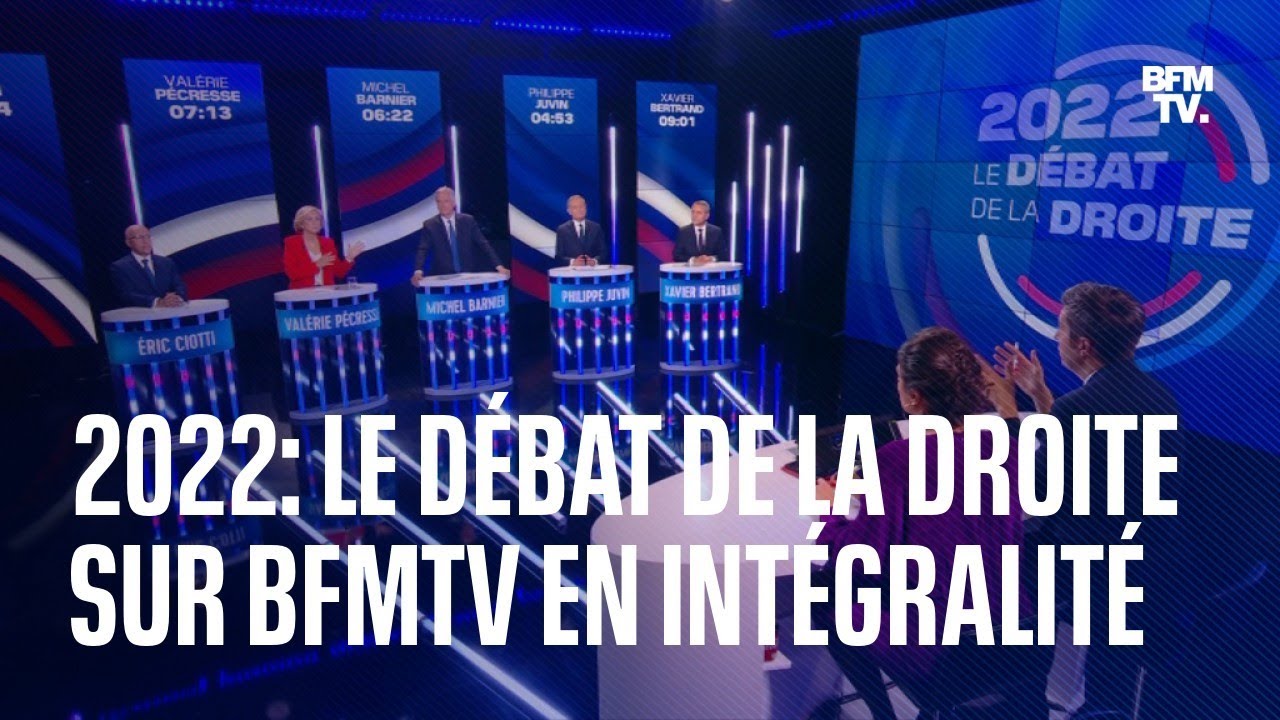 Présidentielles 2022. Barnier, Bertrand, Pécresse, Ciotti, Juvin. Le débat de la primaire des Républicains