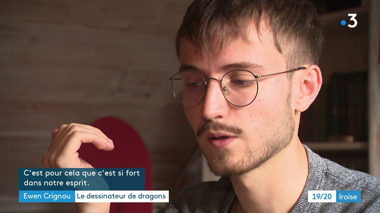 Le Val des Dragons. Un jeune illustrateur publié par Coop Breizh