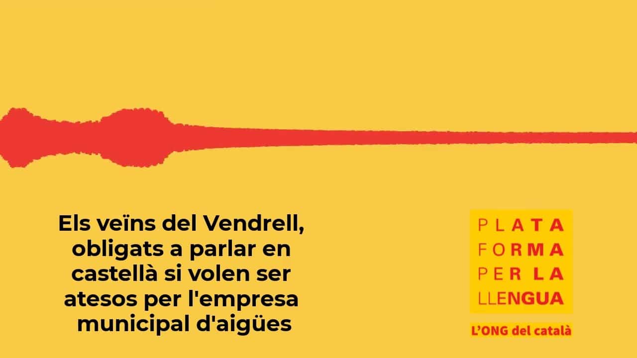 Katalonia : annezidi Vendrell rediet d'ober gant ar spagnoleg gant kompagnunezh an dour