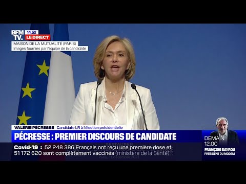 Revivez le premier meeting de campagne de Valérie Pécresse à la Maison de la mutualité, à Paris