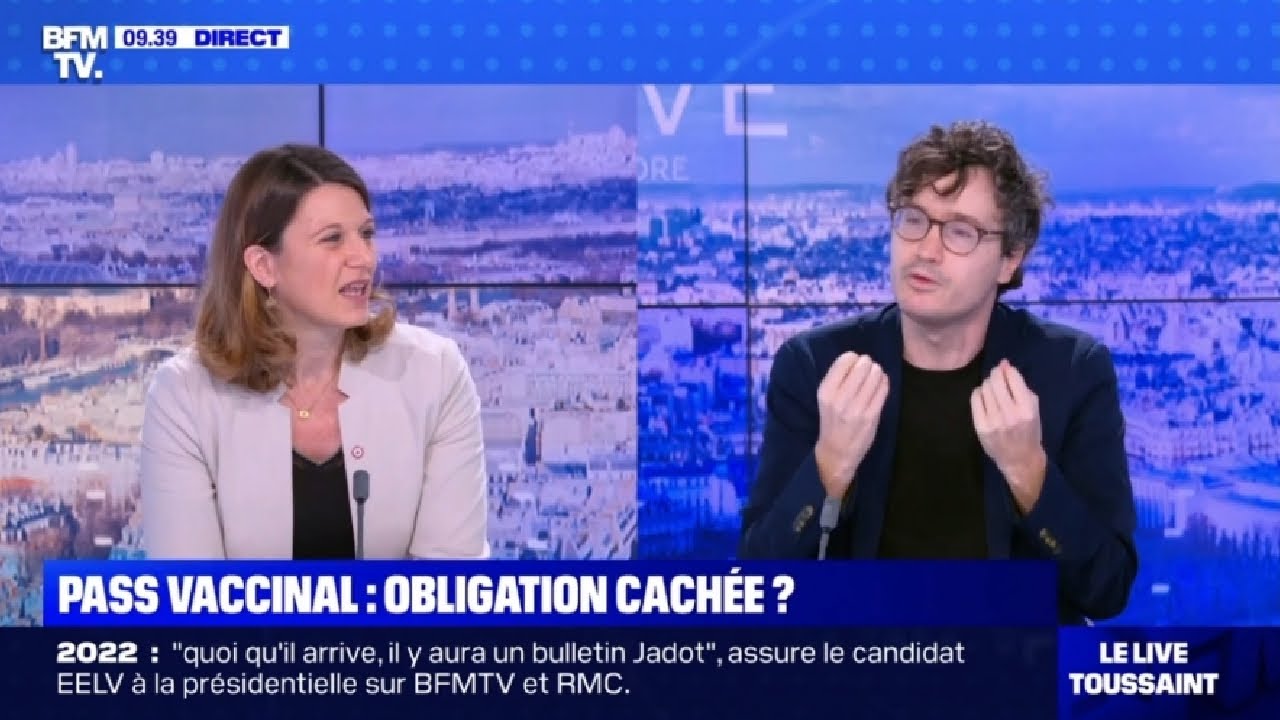Opposé au pass vaccinal, Mathieu Slama donne une leçon magistrale à une élue LREM sur BFMTV !