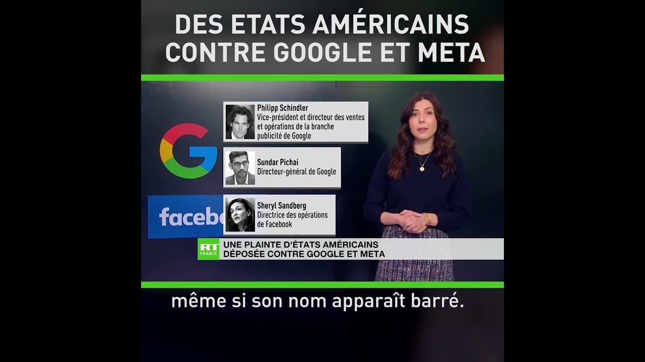 Des Etats américains portent plainte contre Google et Meta