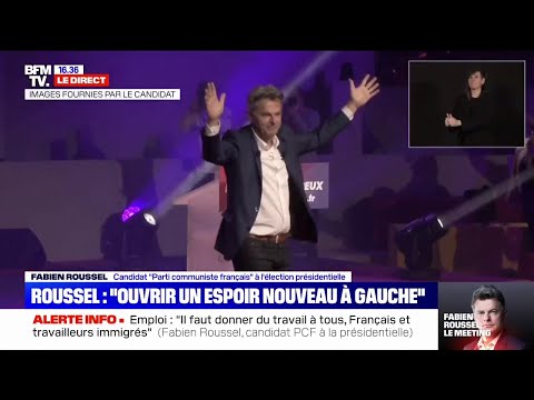 Présidentielle 2022 et communisme. Le discours de Fabien Roussel à Marseille en intégralité