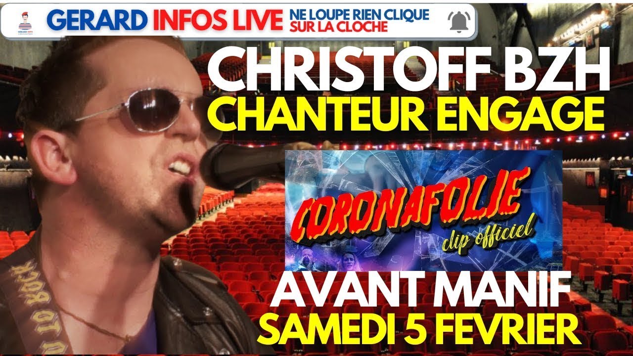 Christoff BZH, un chanteur contre le Pass Vaccinal