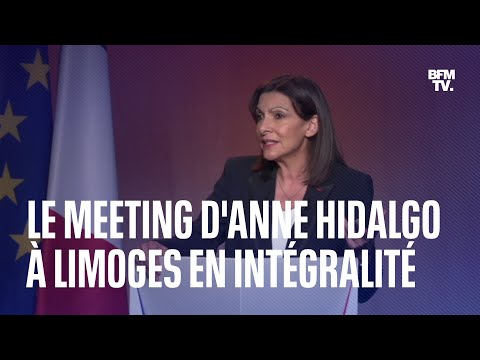 Présidentielle 2022. Le meeting d'Anne Hidalgo à Limoges en intégralité