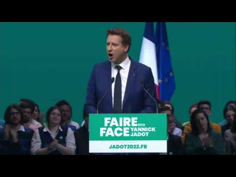 Présidentielle 2022: le discours intégral de Yannick Jadot lors de son meeting au Zénith de Paris