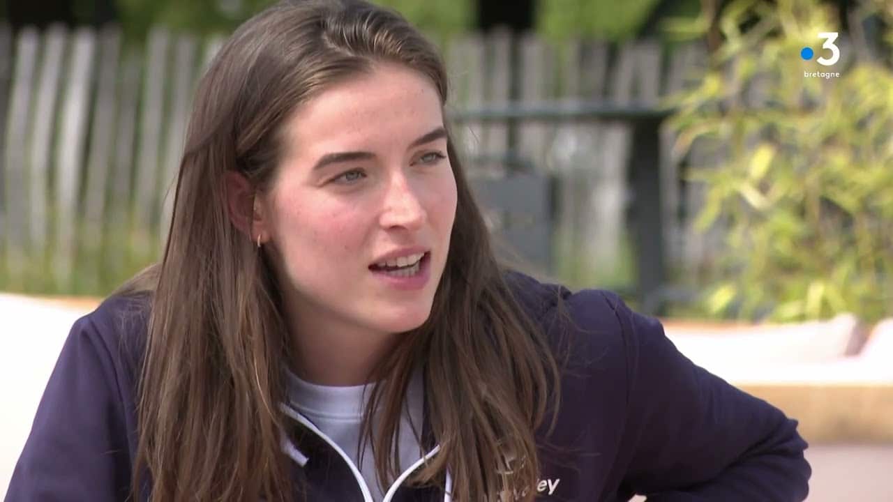 Lucille Gicquel de retour sur ses terres à Rennes avec l'Equipe de France de Volley