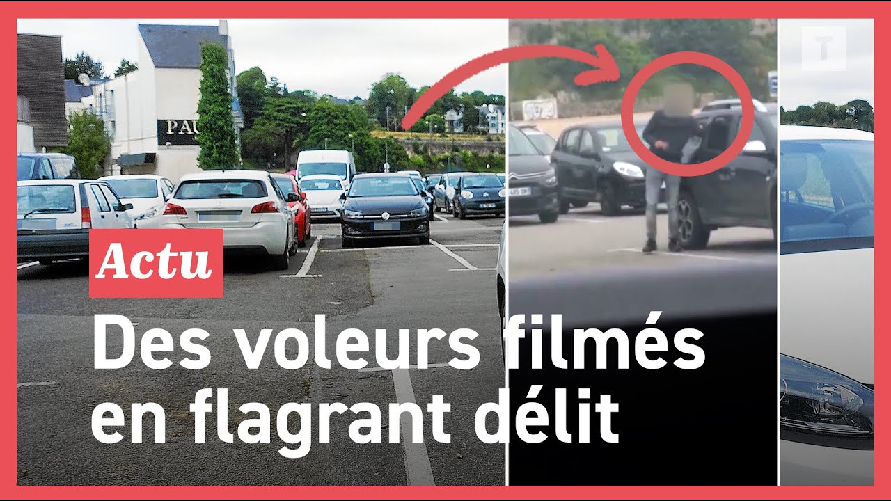 Des racailles filmées en plein jour à Brest en train de voler [Vidéo]