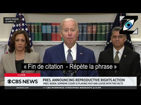 USA. Même CNN concède que le sénile Joe Biden est très impopulaire