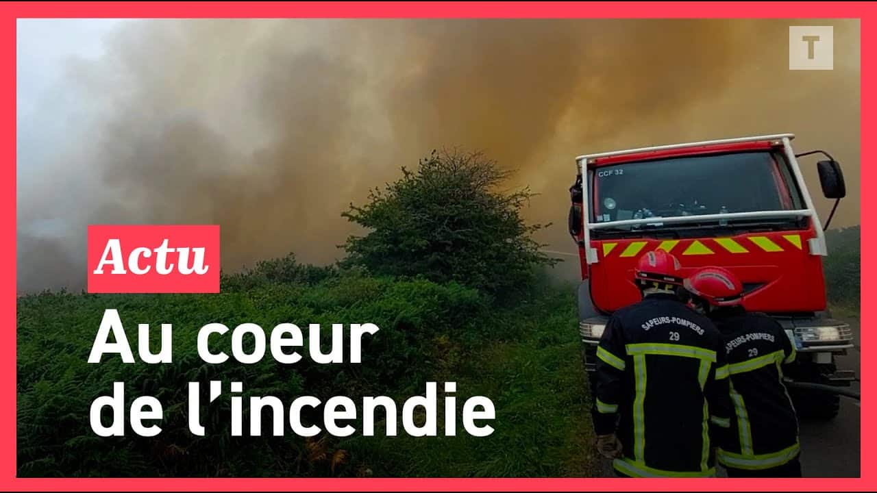 Vidéo. Avec les sapeurs-pompiers au coeur de l'incendie dans les monts d'Arrée
