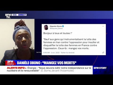 « Mangez vos morts »: Danièle Obono assume, entre mépris et hystérie