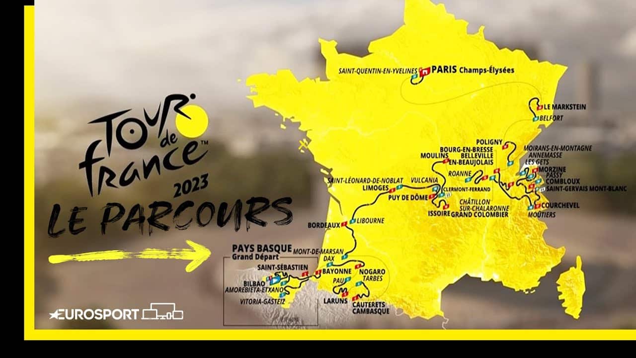 Cyclisme. Tour de France 2023 : le parcours en intégralité
