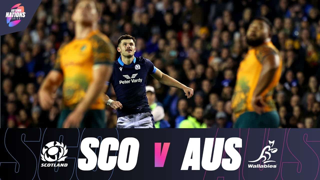 Rugby. L'Ecosse battu d'un fil par l'Australie en ouverture des tests d'automne (Le programme complet)