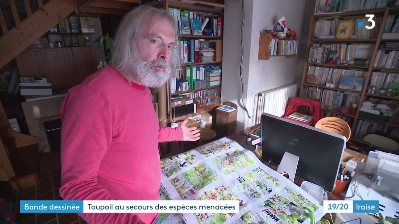 Finistère : avec sa bande-dessinée Toupoil, il sensibilise les enfants aux espèces menacées