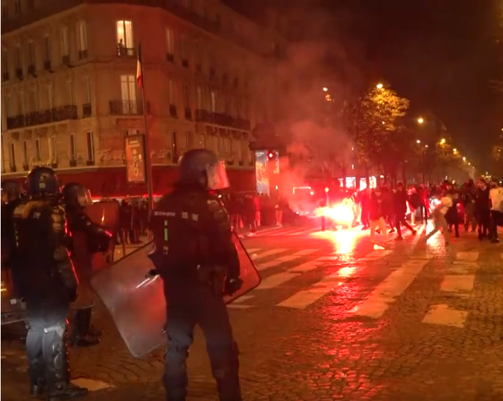 Victoire du Maroc. Détonations à Rennes, 13 policiers blessés à Lille . Maroc-2