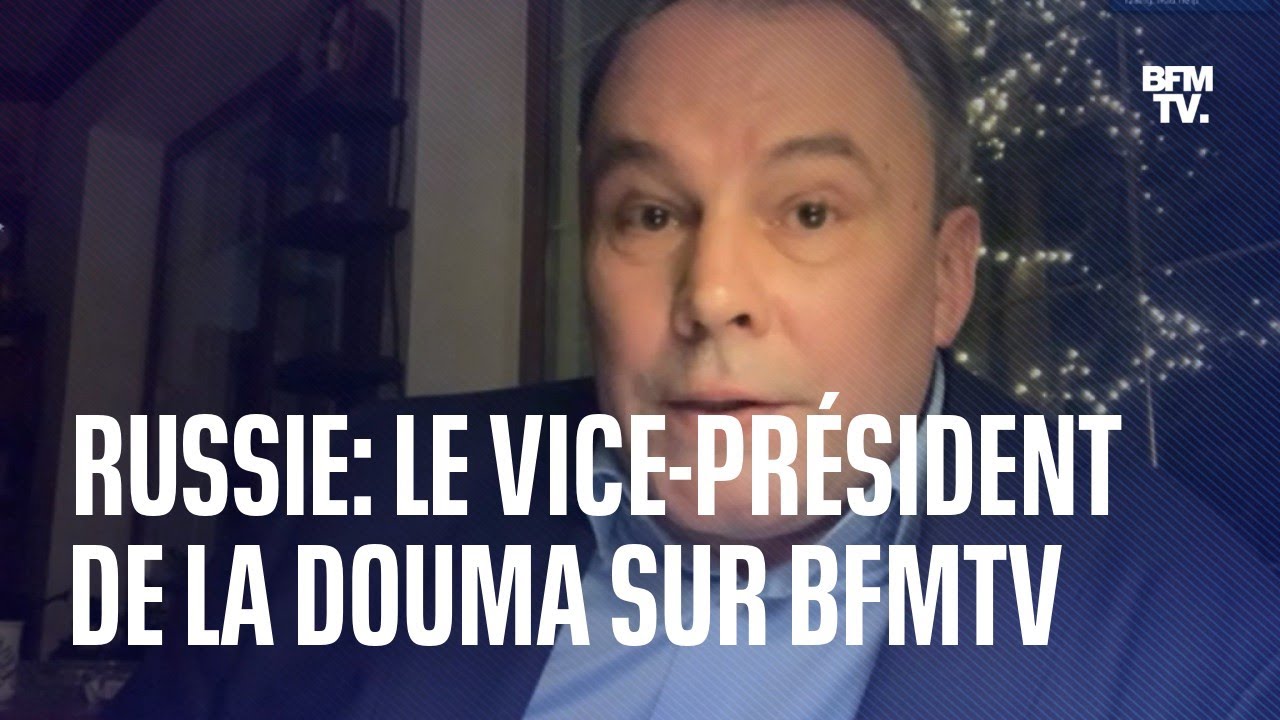 Russie: l'interview de Piotr Tolstoï, vice-président de la Douma