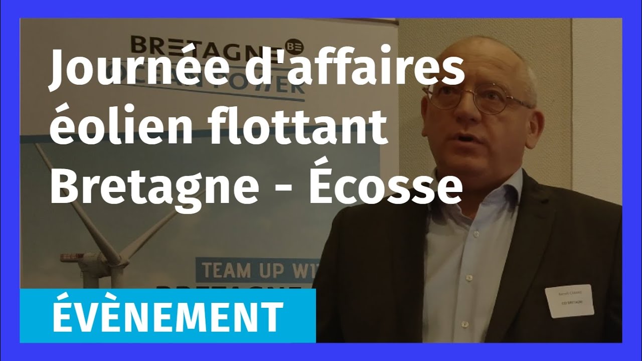 Énergies marines renouvelables. Éolien flottant : Bretagne et Écosse veulent unir leurs forces [Vidéo]