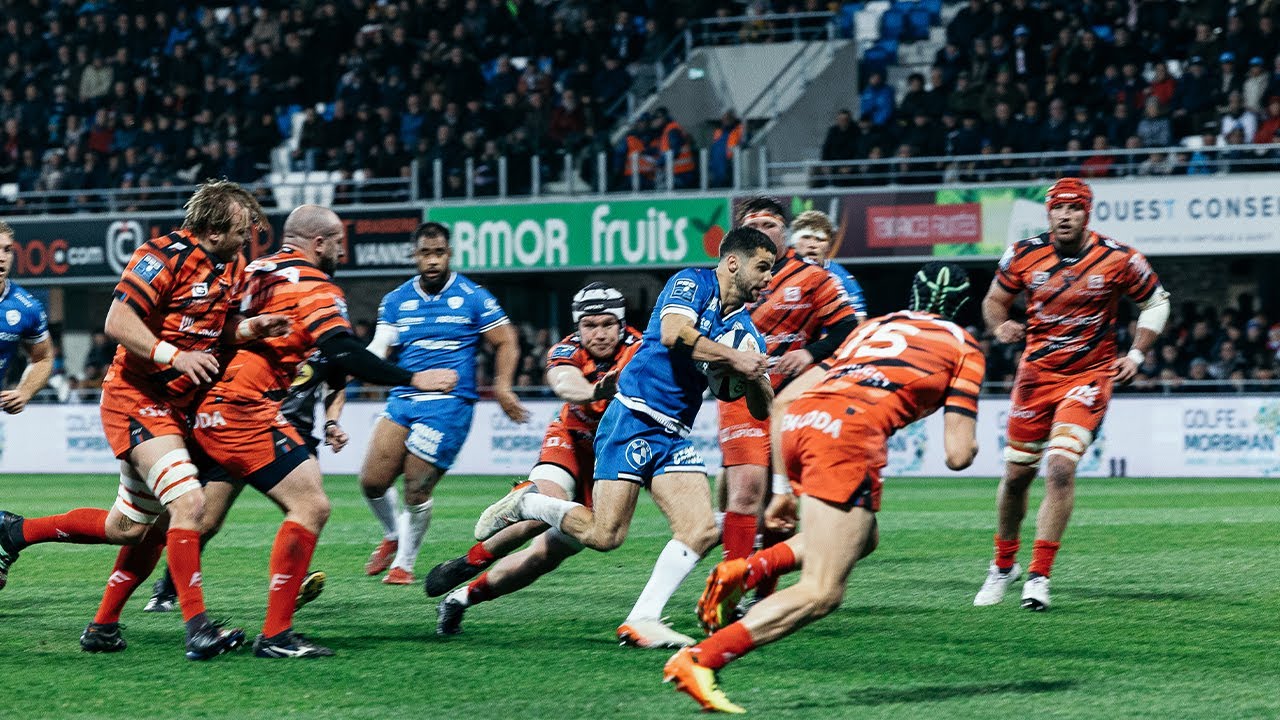 Rugby. Le RC Vannes bat Oyonnax avec la manière et se rapproche des places qualificatives en playoffs