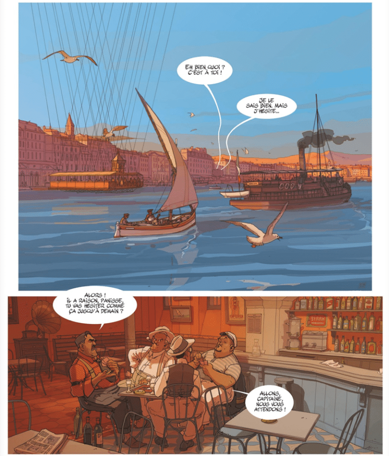 MariusFannyCésar, la trilogie de Marcel Pagnol en bande dessinée.