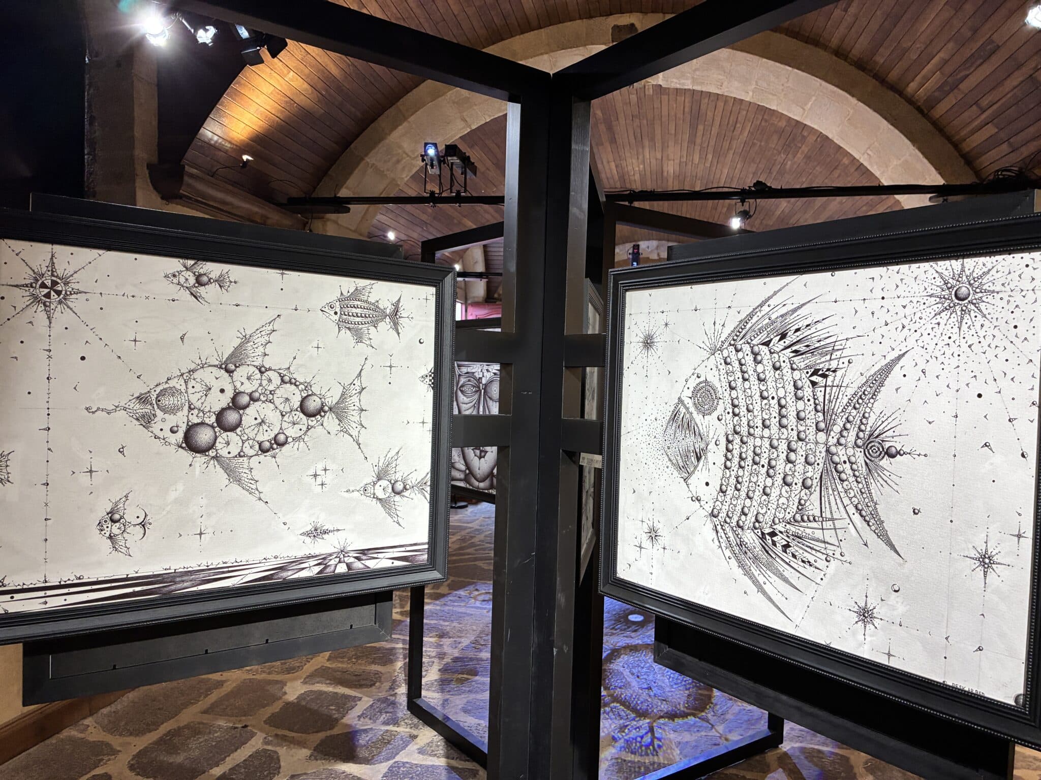 “In the ink of legends”: Denez Prigent exhibits his drawings in Paimpont, on the edge of Brocéliande